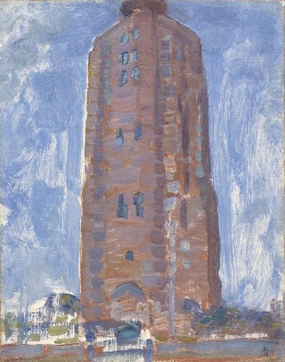 Lighthouse at Westkapelle by Piet Mondrian